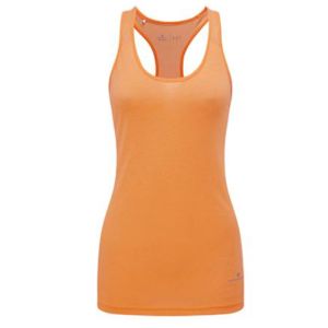 RonHill Ladies Stride Racer Vest Neon Peach